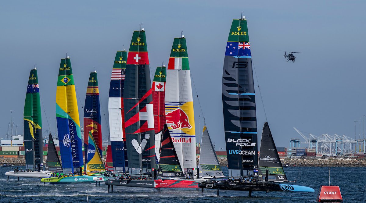 Blistering Black Foils: New Zealand lead at Rolex Los Angeles Sail Grand Prix