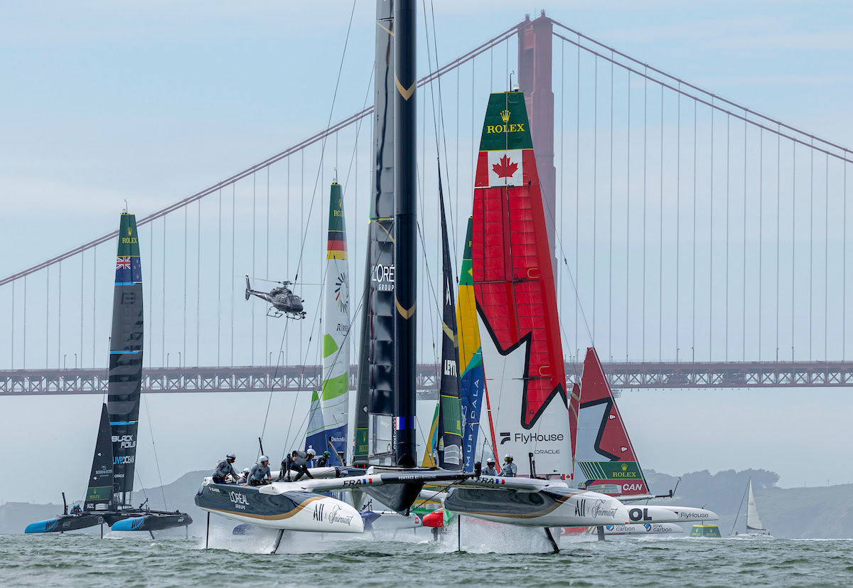 Canada SailGP  flies to top of leaderboard Day 1 of San Francisco Sail Grand Prix