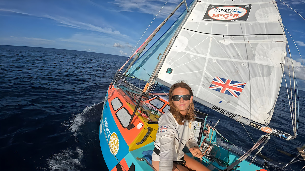 McIntyre Mini Globe Race fleet battles the Pacific