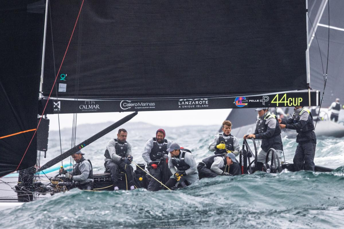 Challenging conditions for  Lanzarote Calero Sailing in the 44Cup Marstrand 
