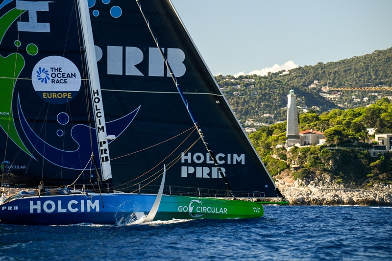 Team Holcim-PRB hold a narrow Ocean Race lead as the fleet approaches Bonifacio