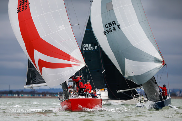 Hamble Winter Series Race Report:  week 6