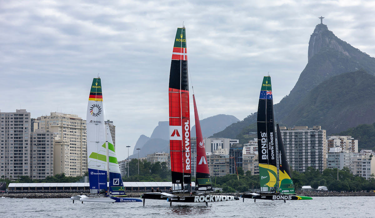 Aussies Lead by a Point After Wild Opening Day in Rio SailGP