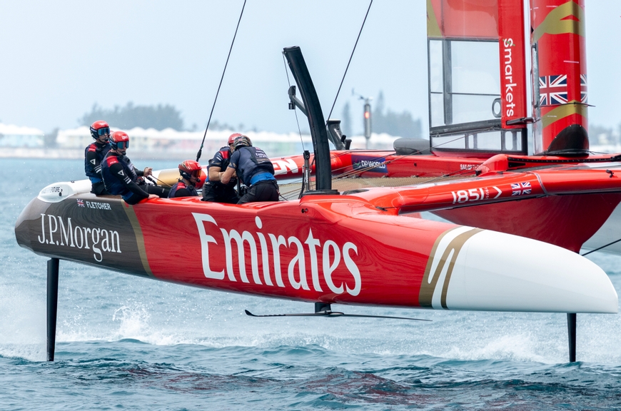 King Charles gives Emirates GBR the Royal seal of approval ahead of Bermuda SailGP