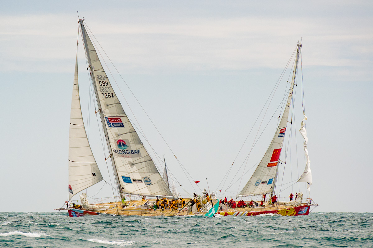 Clipper Race 5 gets underway in Fremantle