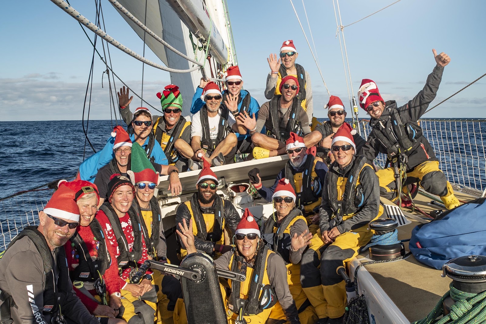 Christmas! On day three of Clipper Round The World  Race 5
