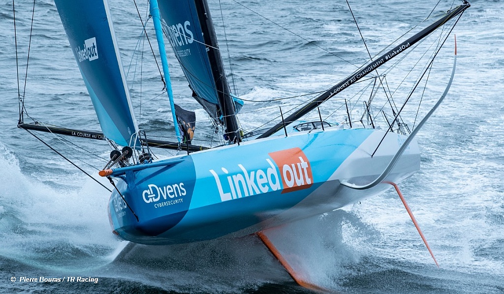Thomas Ruyant, LinkedOut, takes Vendee Globe lead