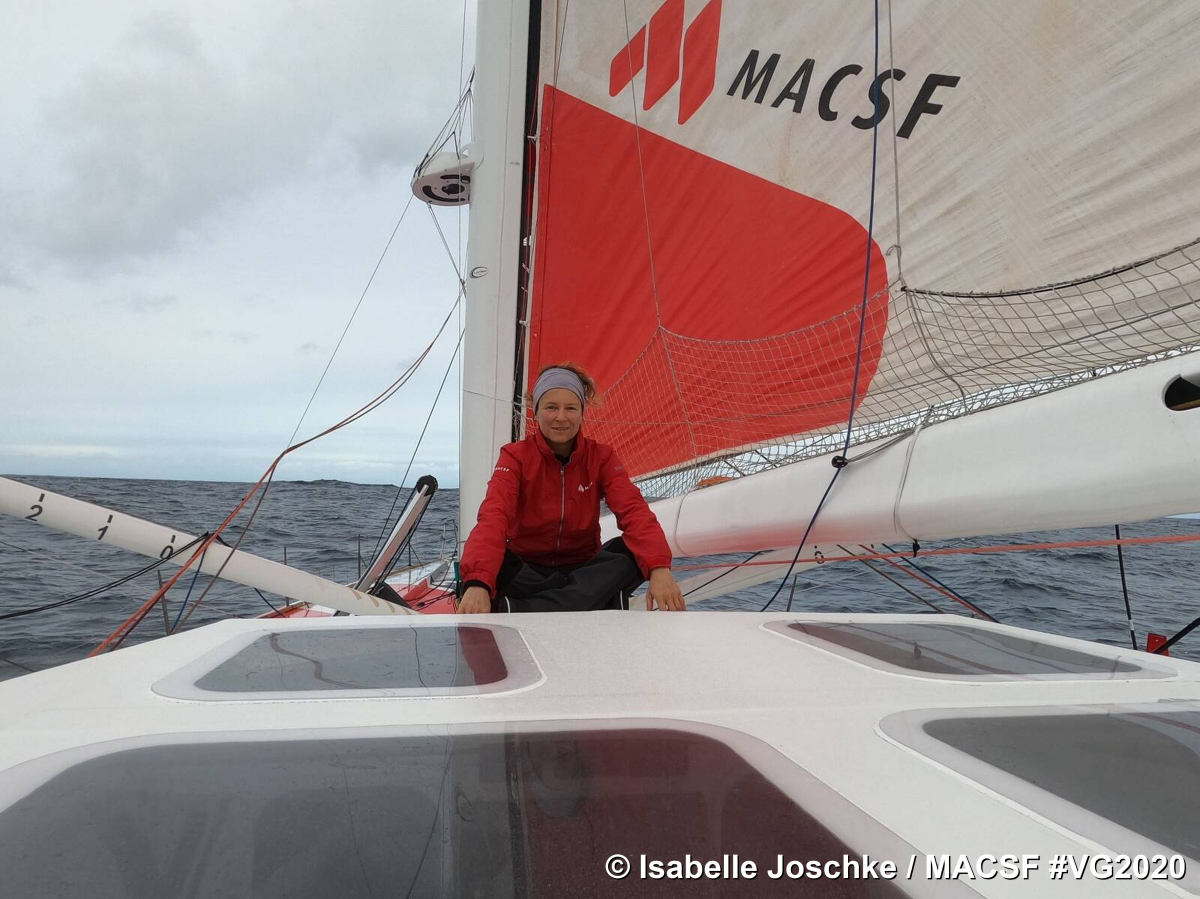 Isabelle Joschke expected to finish Vendee Globe today
