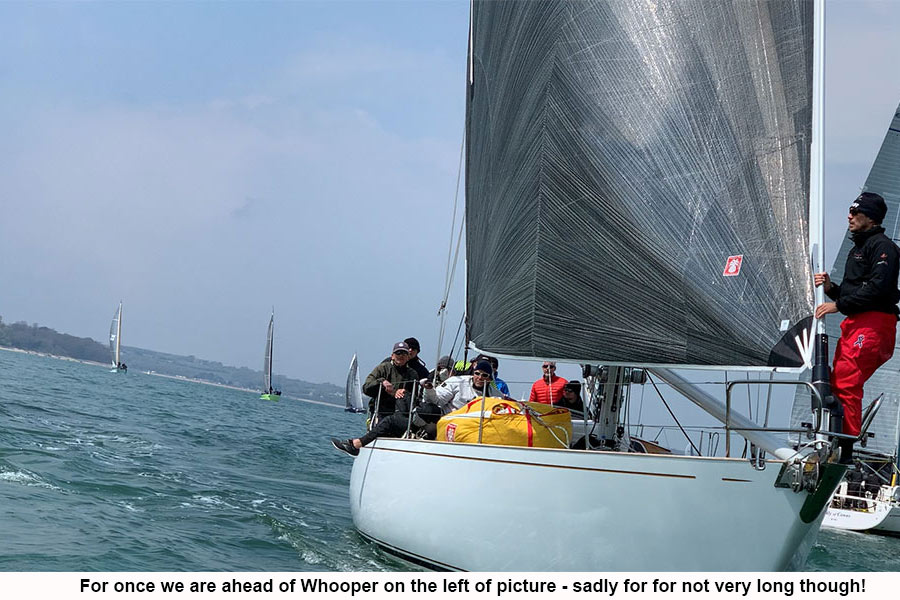 Whooper and Jago celebrate in Cowes - and Justify also celebrates in the pub :)