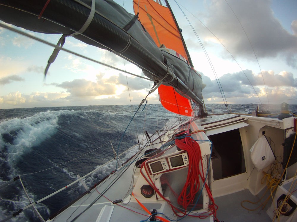 Global Solo Challenge: Cape Horn, facing it during a storm and rounding it