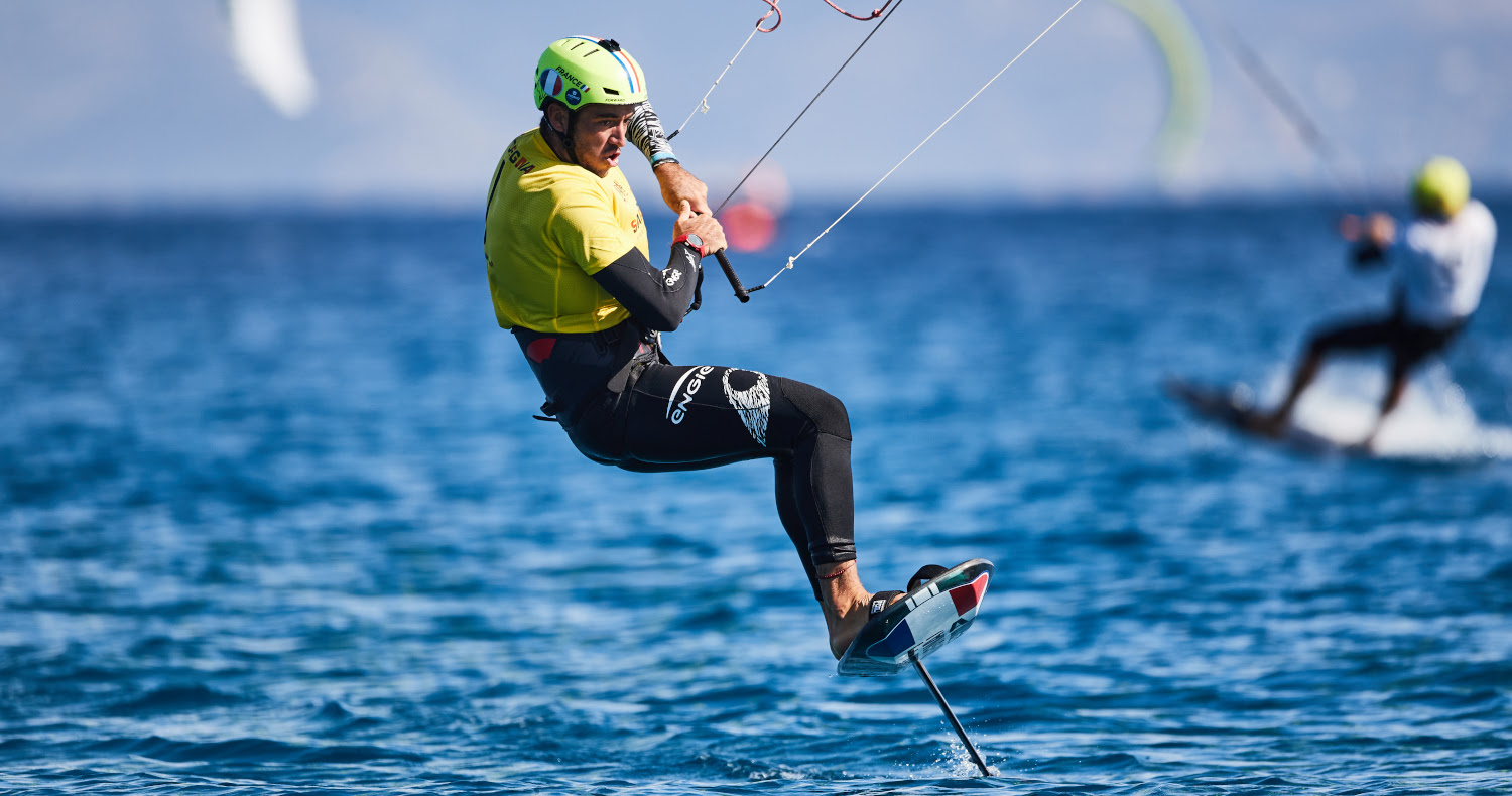 Axel Mazella clinches Sardinia Grand Slam IKA KiteFoil World Series victory