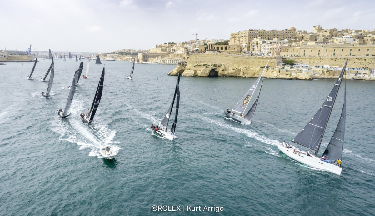 42nd Rolex Middle Sea Race gets underway in Malta