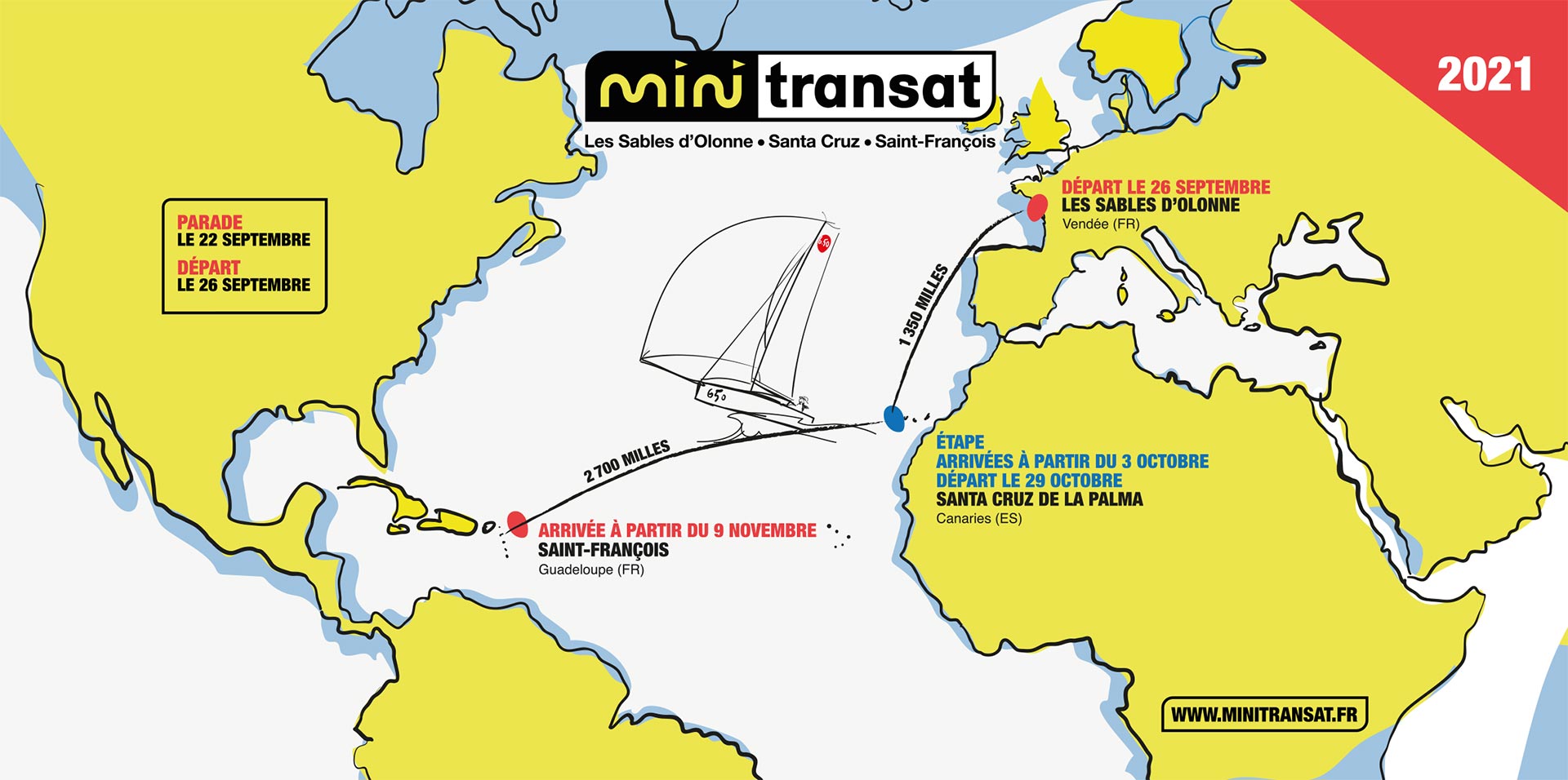 Mini Transat leaders at the midway point