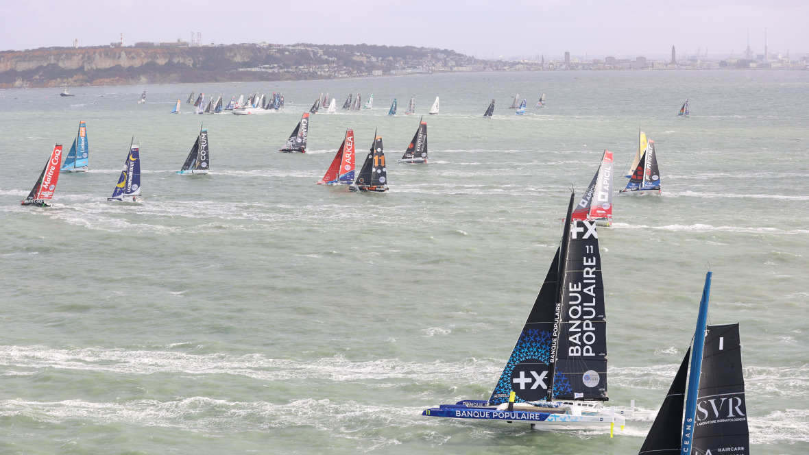 Ideal conditions for the start of the Transat Jacques Vabre