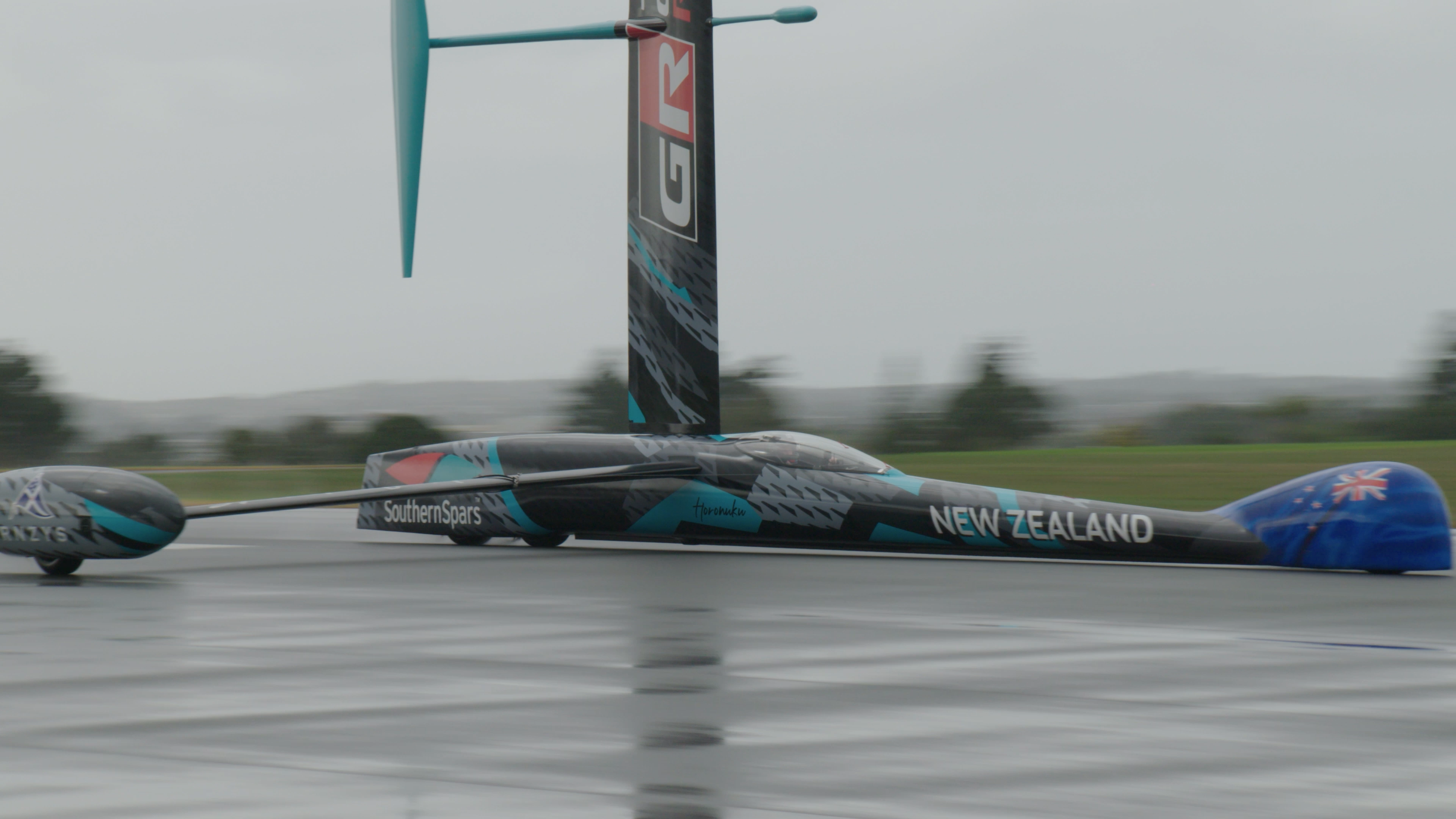 Emirates Team New Zealand Land Yacht update