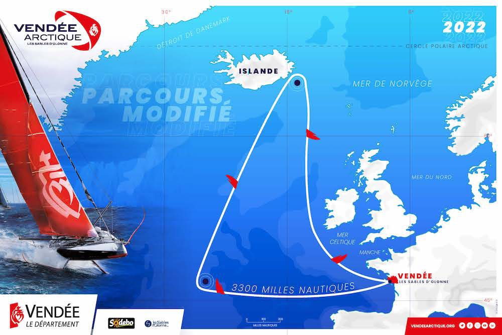 Course altered for Vendée Arctique Les Sables d’Olonne race