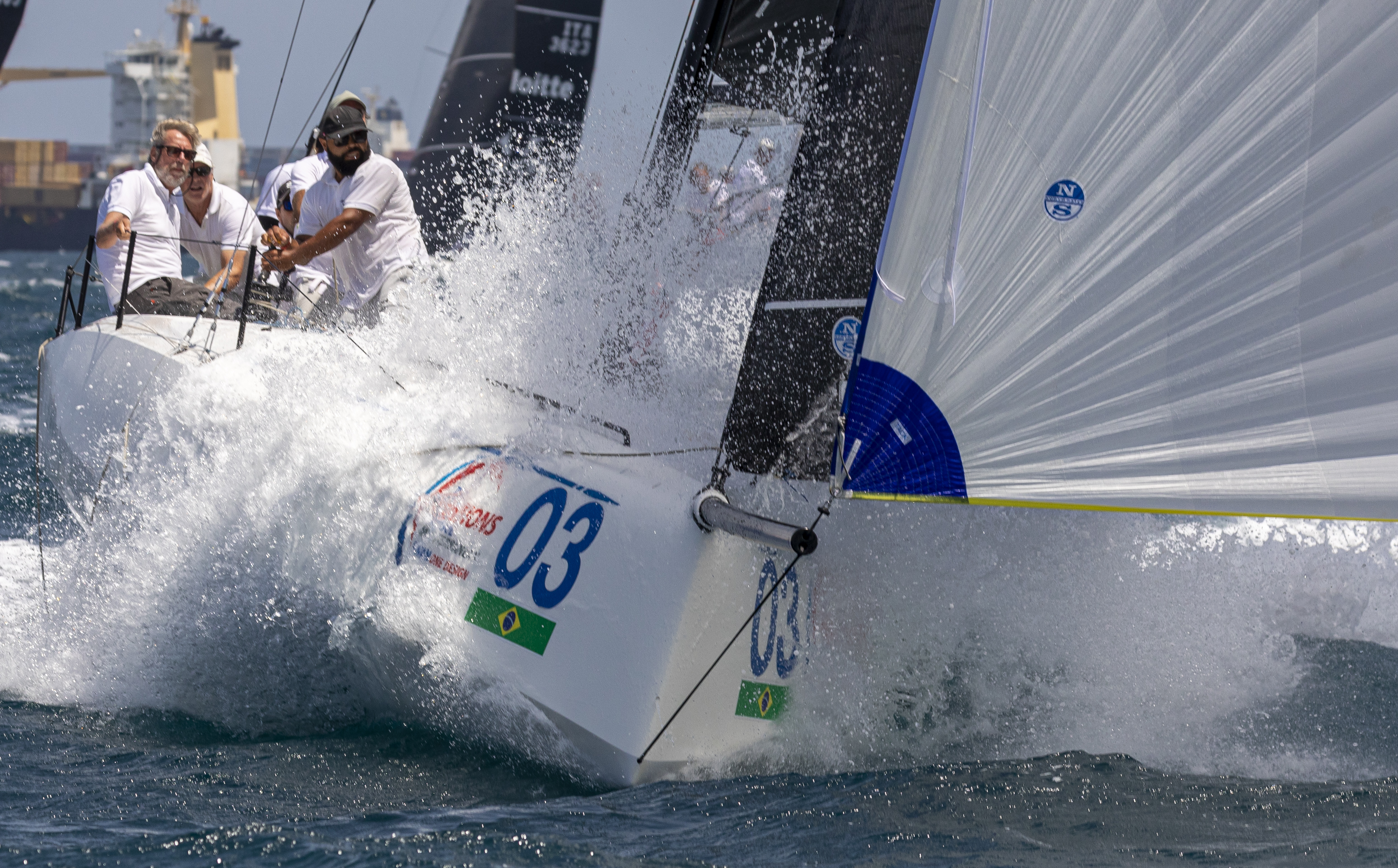 Big wind, big waves and great racing on Swan One Design Worlds opener