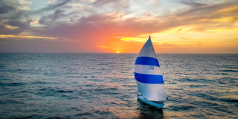 Transpac fleet making good progress down the racecourse towards Hawai