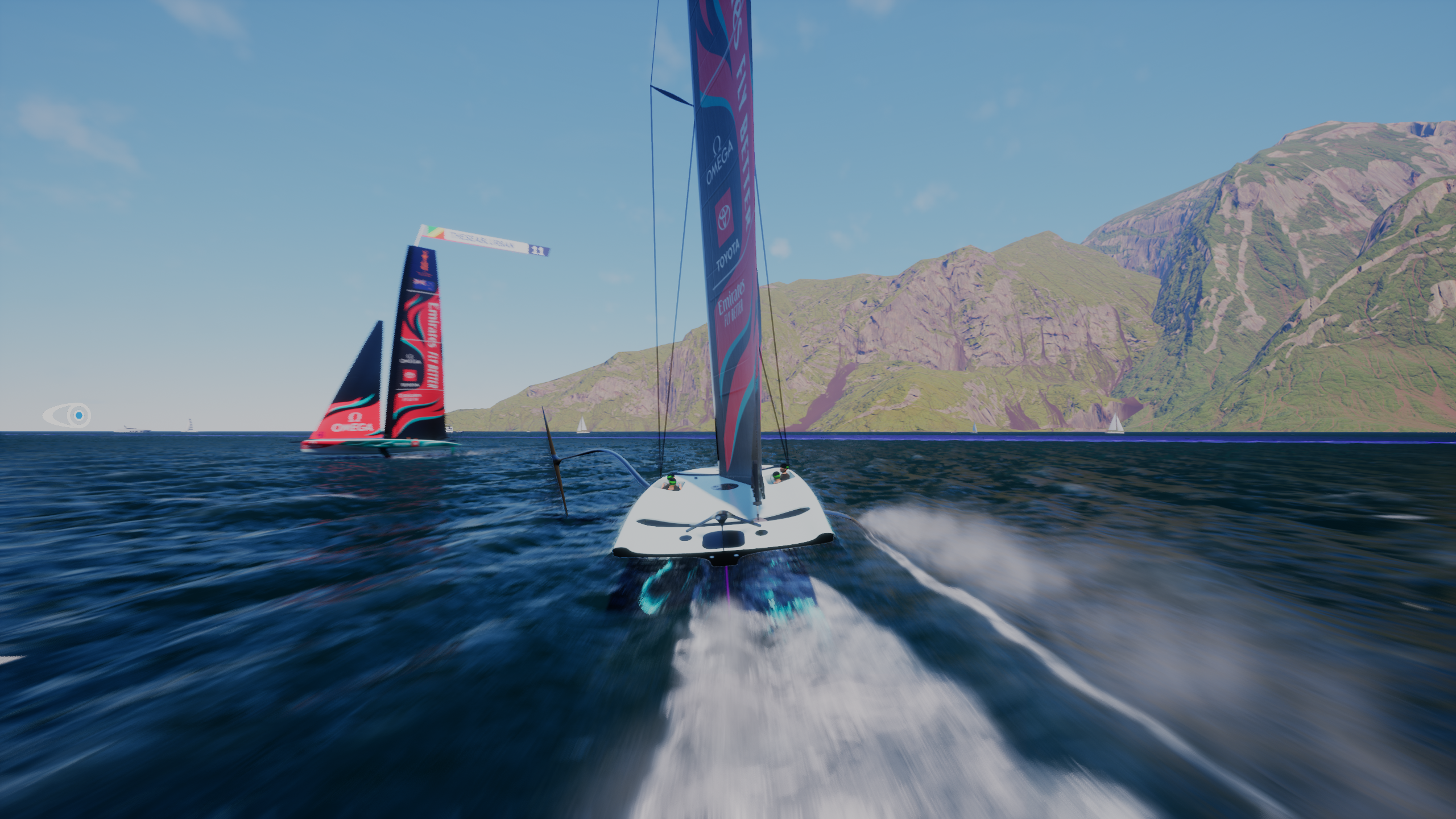 Youth and Puig Women’s America’s Cup teams get AC40 sailing simulator training