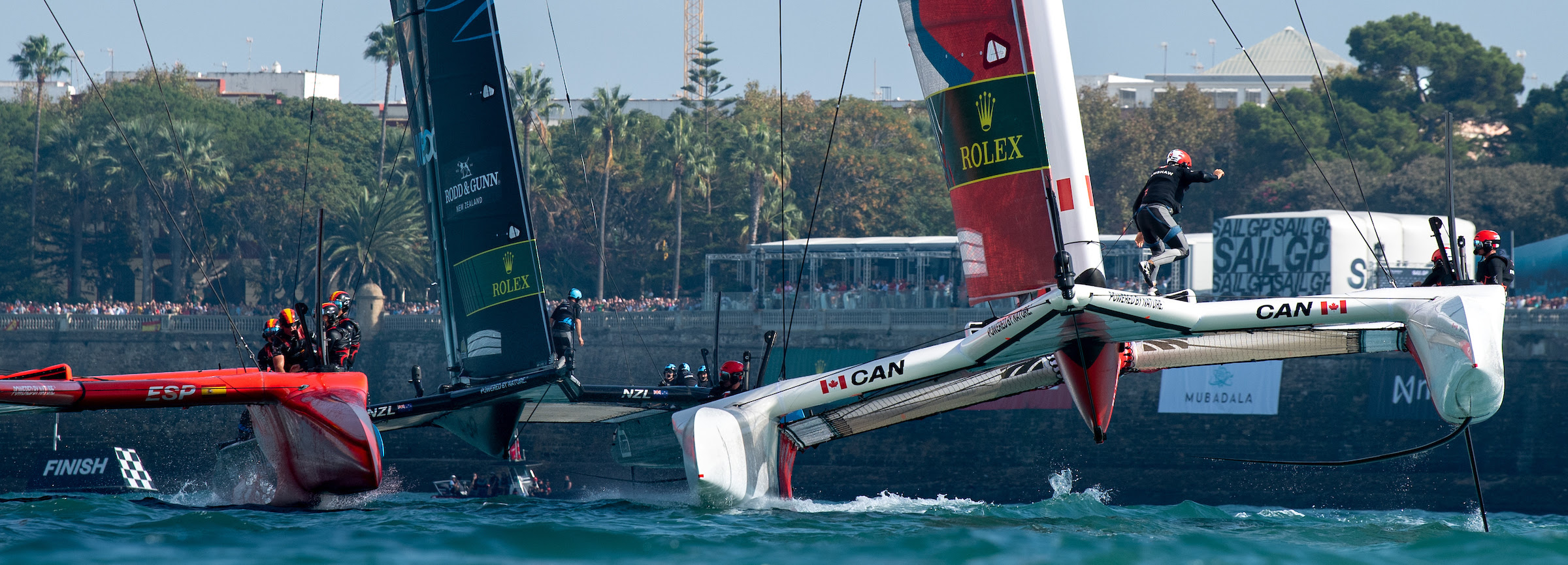 Spain, France claim Cádiz SailGP wins but race three victory puts Australia on top