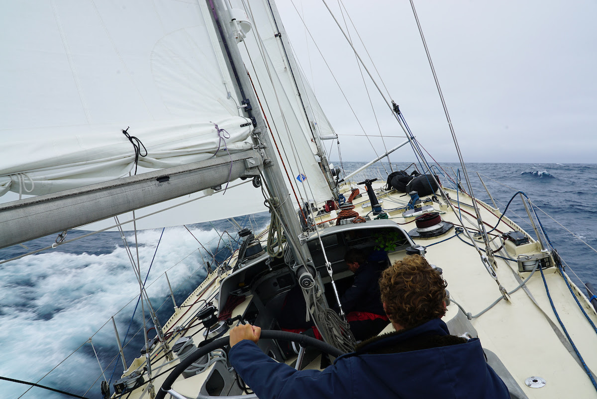 Ocean Globe Race Fleet Flying In The Fickle Fifties